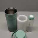 Momcozy Portable Breast Milk Cooler for Travel, 24H Ice-Free Cooling Breastmilk Storage Bottles Container, 12 Ounces Leak Proof Outdoor Small Freezer, Baby Breastfeeding Essential for New Moms (Green)