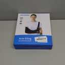 VELPEAU Arm Sling Shoulder Immobilizer for Women and Men, fit Left or Right Arm - Rotator Cuff Support Brace -Medical Sling for Shoulder, Clavicle, Elbow Injury (Comfort type, Medium: Bust 29.5-33.5)