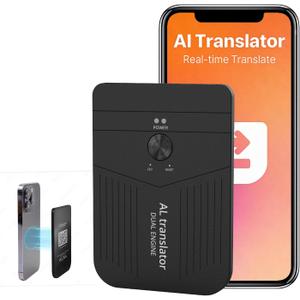 AI Voice Recorder, AI Language Translator, Support 140 Languages, DeviceGPT-5 Analysis, APP Control, for Lectures, Meetings, Calls
