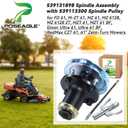 539131898 Spindle Assembly with Pulley for Husqvarna 61" Mowers | Replace Husqvarna 539131898, 539113300 Pulley for Husqvarna MZ61 MZT61 MZ6128 FD 61 MZ 6128 ZT MZT 61 BF Dixon Ultra 61 Deck