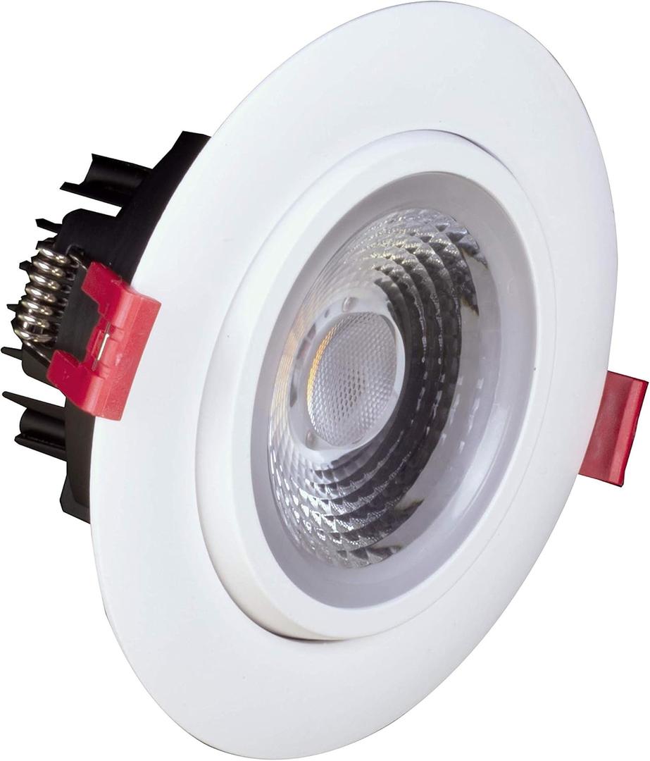NICOR Lighting DGD411202KRDWH LED Downlights, White