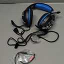 Gaming Headset for PC, Ps5, Switch, Mobile, Gaming Headphones for Nintendo with Noise Canceling Mic, Deep Bass Stereo Sound (Black Blue)