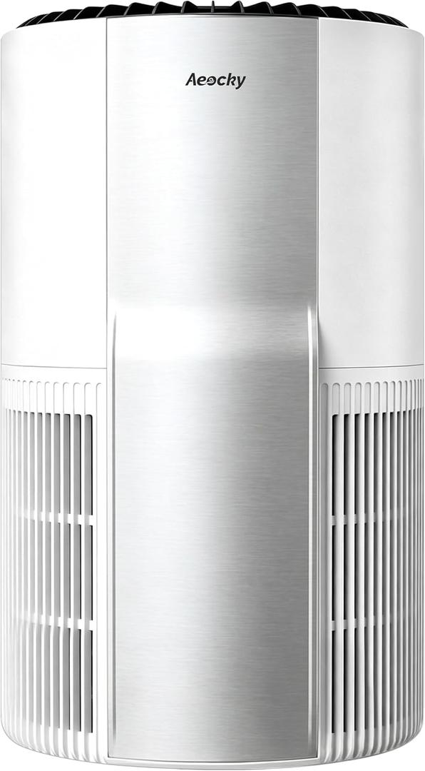 AEOCKY 4200 ft YearChange Air Purifier with 515 CADR for Whole-House | Proprietary YearChange 5-in-1 Multi-Effect Filter, Washable Pre-Filter, Deodor Gel, AQI Percentage Display, for Home Bedroom