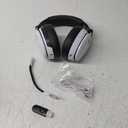 2.4GHz Wireless Gaming Headset for PS5, PS4 Fortnite & Call of Duty/FPS Gamers, PC, Nintendo Switch, Bluetooth 5.3 Gaming Headphones with Noise Canceling Mic, Stereo Sound, 40+Hr Battery -White (White)