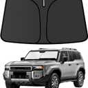 Land Cruiser Customized Windshield Sun Shade for 1998-2025 2026 Land Cruiser Front Window Sunshade Visor Protector Foldable Blocks UV Rays Keep Car Cooler Accessories