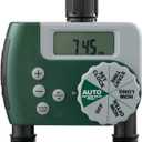 Orbit Programmable Digital Hose Watering Timer - 2 Outlet - Battery Powered - with LCD Screen - Built-in Rain Delay - Water-Resistant - 58910