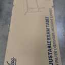 Vivacomfort Exam Table with Paper Towel Roll Dispenser - Medical Treatment Tables - Adjustable Physical Therapy Patient Examination Bed, Durable, Low Maintenance and Holds Up to 440 Lbs (Blue)