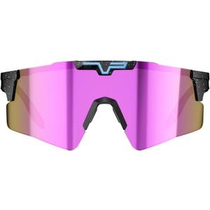 KAPVOE Polarized Sunglasses for Men Women, UV400 Shield Style Sunglasses, Lightweight TR90 Frame, Adjustable Temples