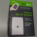 WiOn 50050 Indoor WiFi Plug With 1 Grounded Outlet; White