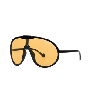 Trendy Oversized Sunglasses for Women Men Fashion Shield Aviator Sun Glasses UV400 Protection Goggles