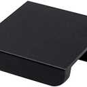 Jetland Cabinets Drawers Edge Pulls - 24-Pack, 1-1/4" Overall Length, Black, Concealed Tab Pulls for Kitchen Garage Cabinet Drawers, PW5018B31L