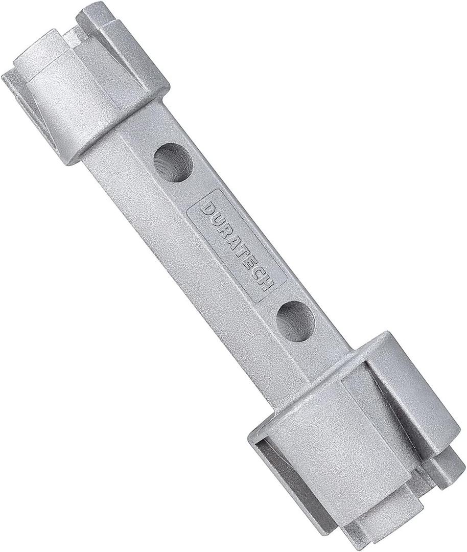 DURATECH Tub Drain Remover Wrench, Dual Ended Aluminum Alloy Wrench for Bath and Shower Drains (1-Pack)