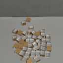 RattanView 46 Pcs Clear Acrylic Blocks 1" x 1" x 1" Acrylic Display Stands Base Square Cubes Clear Polished Cube Acrylic Risers Ring Showcase Holder Base for Jewelry Display Photography Props