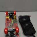 Honoson 7 Pcs Skateboard for Toddlers Beginners Knee Elbow Pads Wrist Guards Gear Set (Age 2-5 Kids 17 x 5'')