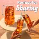 Crystal Light Drink Mix, 6 Pitcher Packets, for Flavorful Hydration and Shareable Refreshment, Sweet Tea Natural Flavor, Made with Black Tea, 1.56 oz