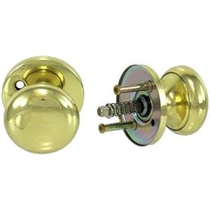 Solid Brass Knob & Rose Assembly Kit