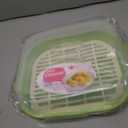 DOITOOL Microwave Steamer for Cooking Vegetables, Plastic Microwave Vegetable Steamer with Lid for Vegetables Prep Seafood Cooking (Random Color)