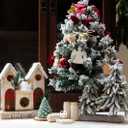 5 x Vitalizart Ivory Velvet Ribbon Set 3/8" x 15 Yd Wooden Spool Fabric Trim 3 Rolls * 5 Yd for Christmas Wreath Decoration Handmade Craft Ornaments Gift Wrapping & Bow Making