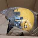 Breathable Ice Hockey Helmet with Protective Cage, Impact Resistant Hockey Head Gear for Youth & Adult, Small