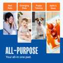 Chucks Pads Disposable [100-Pack] Adult Incontinence Underpads 23"x36" Large Super Absorbent Protective Bed Pads, Leak-Proof Pads  Pee Pads for Kids, Adults and Pets  Dog & Puppy Training Pads