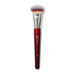 BK BEAUTY 115 MEDIUM CONTOURED FOUNDATION BRUSH Contoured Foundation Brush for Liquid Makeup - Foundation Makeup Brushes - Face Brush For Liquid Or Cream Foundation