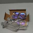 Ladies Glasses - 4 Pack Large Square Glasses for Women (Blue Light Blocking-b90-4 Pairs) 