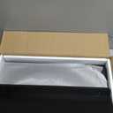 WOPITUES Floating Shelves with Black Metal Guardrail, Shelves for Wall Decor Set of 3, Wall Shelves for Bedroom, Bathroom, Kitchen, Living Room, Plants, Picture Frames, Art- Black (15.7 inch)