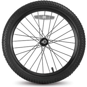 JOYSTAR 12 14 16 18 20 Inch Kids Bike Front Wheels Replacement Bicycle Wheels with 12-20 Inch Solid Air Rubber Tire & Inner Tube Don't Fit Huffy Bike Black & White Pink