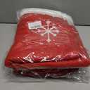 2 x 4 Pcs Christmas Chairs Covers Santa Claus Hat Dining Chair Slipcovers Xmas Red Chair Back Covers for Xmas Holiday Festive Decoration (Set of 4. Red)