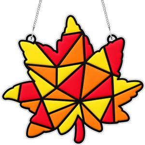 Qyeahkj Easter Craft Kit for Easter Egg Stained Glass Kit DIY Suncatcher Arts Crafts Hanging Window Decoration Egg Sticker Glass Made Easy Activity for Home Indoor Game Favors