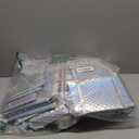 50 Pcs Metallic Bubble Mailers,Holographic Bubble Mailers 5.9 x 9.6 Inch,Self Seal Waterproof Shipping Bags,Poly Padded Envelopes for Mailing Packaging Small Business