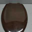 Bemis Classic Colors Slow Close Toilet Seat, Easy Clean Hinges and Durable Plastic Seat, Made in USA, Elongated, Espresso Brown