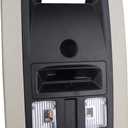 TQPONLY Overhead Console LED Dome Light Compatible with Dodge Ram 1500 2500 3500 4500 5500 Truck Map Lamp Assembly W/Back Glass Window Switch & Homelink