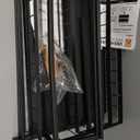 2-Tier Under Sink Organizer, Black Metal Storage Rack, Easy Assembly Cabinet Shelf, 14.37x8.86x10.83 Inch, for Kitchen Bathroom Office (Black, Large-1 Pack)