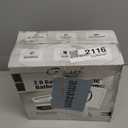 TIPGO Automatic Motion Sensor Bathroom Trash Can with Lid, 2.6 Gallon Touchless Trash Bin, Smart Garbage Can Plastic Slim Wastebasket for Bedroom, Office, Dorm (White)