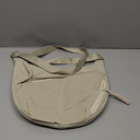 Crescent Crossbody Bags for Women Nylon Slouchy Sling Hobo Bag,Spacious Dumpling Shoulder Handbag Cross Body Purses (1-beige)