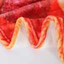 2 x BENEDICT 36 Inch Pizza Blanket for Baby - Soft and Funny Flannel Blanket, for Baby Shower, Boys or Girls, Novelty Food-Themed Blanket for Infants