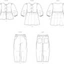 McCall's M8618HH Easy-to-Make Children's Top, Dress and Pants Sewing Pattern Packet, Design Code M8618, Sizes 3-4-5-6