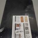 2Pack Black Magnetic Board,17.5" x 11.4" Magnet Bulletin Board to Display Magnetic Notes, Poetry, Photos, Suitable for Wall, Refrigerator, Cabinet etc, Come with 8 Pcs Dual Lock Tape and Screws