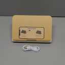 Vivilumens Sunrise Alarm Clock with Wireless Charging Station Bluetooth Speaker Loud for Heavy Sleepers Adults Aesthetic Book Wake Up Light for Bedroom Decor Dimmable Bedside Lamp Tech Birthday Gift (Apricot Yellow)