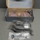 Training Wheels for 16 inch Bike, Safety MaxHigh-Strength Steel with Anti-Tip Design, Long-Lasting Light Up Bicycle Training Wheels for Kids Bike, Fits 16'' Single-Speed Only, Purple