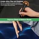 Grounding Mat for Bed, Grounding Pad for Sleep, Grounding Mattress Pad with Cord(King, 76"x27")