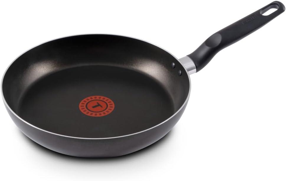 T-Fal Experience Nonstick Fry Pan 8 Inch, Induction Compatible, Oven Safe 400F, Cookware, Non Stick Frying Pan, Skillet, Cooking, Kitchen, Egg Pan, Pots and Pans, Home, Dishwasher Safe, Black