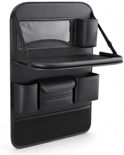 PULILAI Car Backseat Organizer 25.2in | Foldable Tray, Tablet Holder