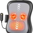 Zorynae Shiatsu Back and Neck Massager for Pain Relief Deep Tissue, Up and Down Rolling Back Massager with Heat, 3D Kneading Massage for Office Home Car, Birthday Gifts for Women Men Mom Dad