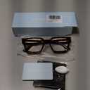 livho Oversized 99% Blue Light Glasses for Woman - Rectangle Fashion Glasses for Computer, Chic Preppy Frame - Anti Eyestrain (Coco Tortoise)