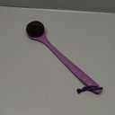 Lotion Applicator For Back, Feet, Long Handle Curved, Back Sunscreen Applicator for Kids, Women, Ultra Soft Bristles for Ultimate Comfy, Apply Cream Moisturizer, Self Tanner, Purple