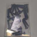 MewuDecor 1/4-20 x 1-1/4" Pan Head Machine Screws, Full Thread, 304 Stainless Steel 18-8, Black Oxide, 25, 1/4-20 x 1-1/4"