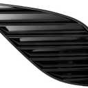 BXZ Driver Left Side Fog Lamp Light Cover Bumper Insert Glossy Black For Toyota Camry 2018 2019 2020 SE XSE