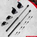 Vepagoo Front Hood Quicklift Plus System Struts fit Toyota Tacoma 2016-2023 Gas Shock Lift Supports Spring, 2Pcs（Requires Drilling ）